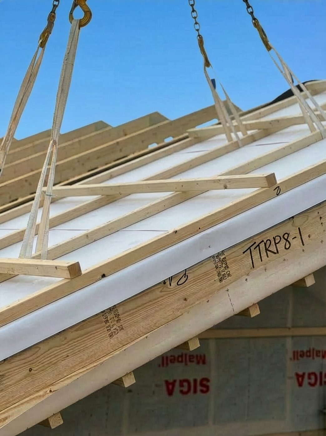 Roof cassettes installation photo 2