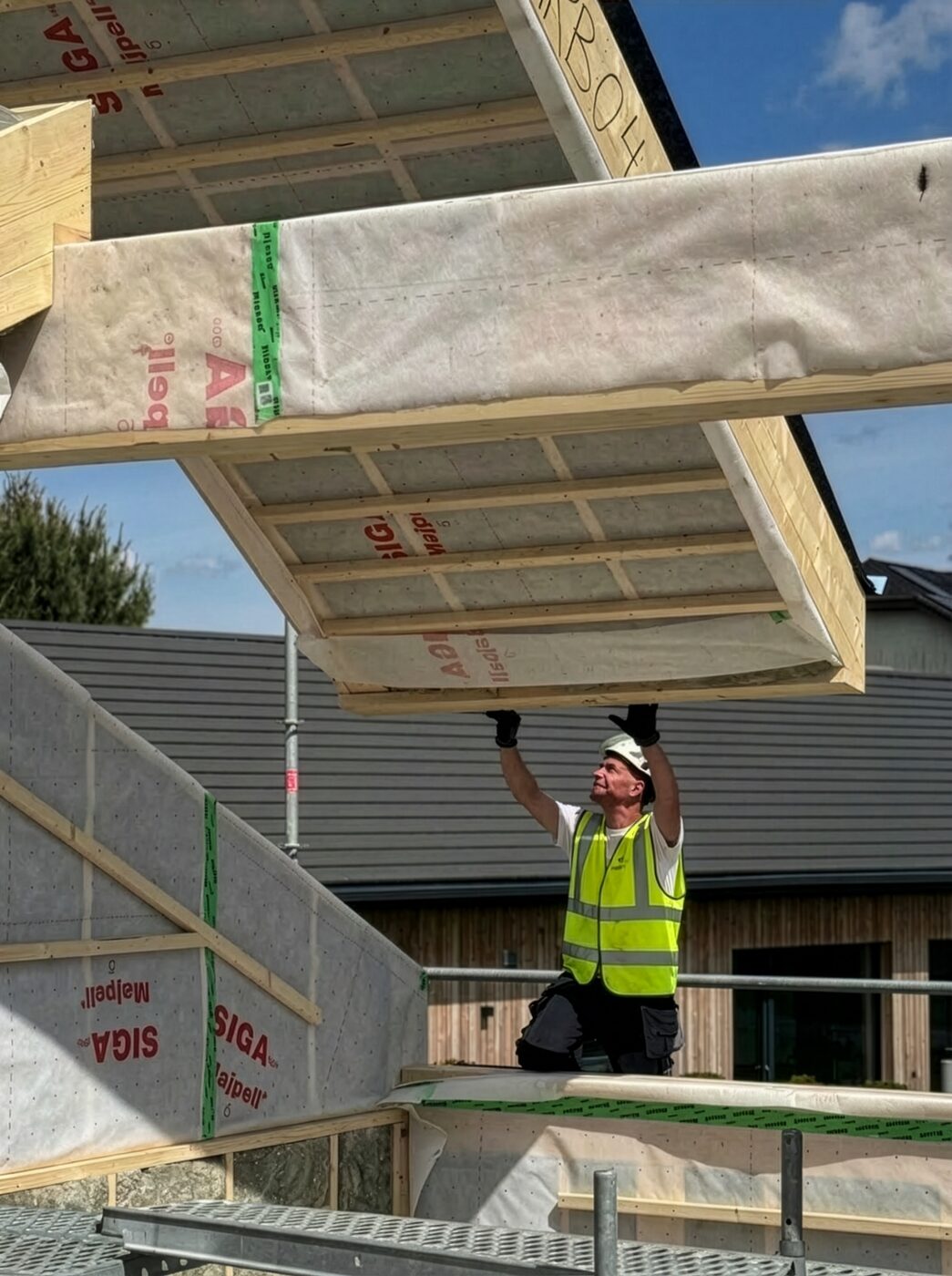 Roof cassettes installation photo 3
