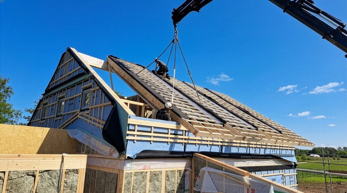 Roof cassettes installation photo 4